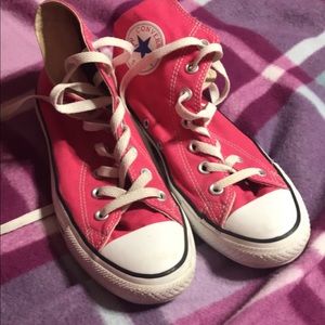 Hot Pink Converse Size 8